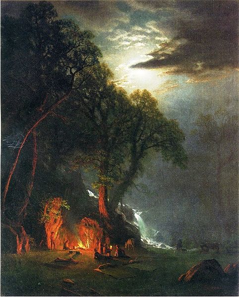 Albert Bierstadt Campfire Site, Yosemite